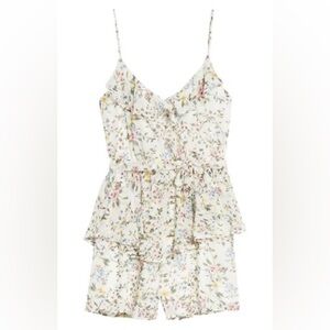 EUC Nordstrom (Row A Brand) Floral Romper (Size:L)